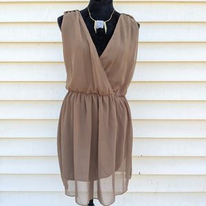 Sand Midi Size M Flowing Boho Dress